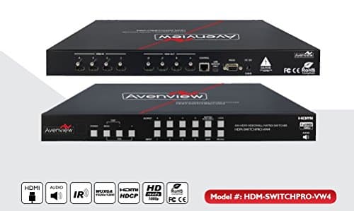 Avenview HDM-SWITCHPRO-VW4 4X4 HDMI Matrix Switcher
