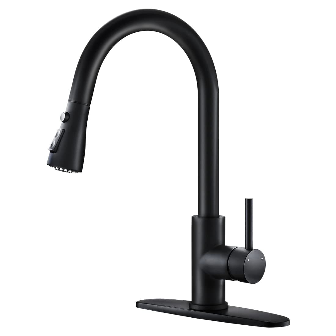 Black Kitchen Faucets with Pull Down Sprayer Kitchen Sink Faucet with Pull Out Sprayer Single Hole Deck Mount Single Handle Stainless Steel Grifos De Cocina 866068R