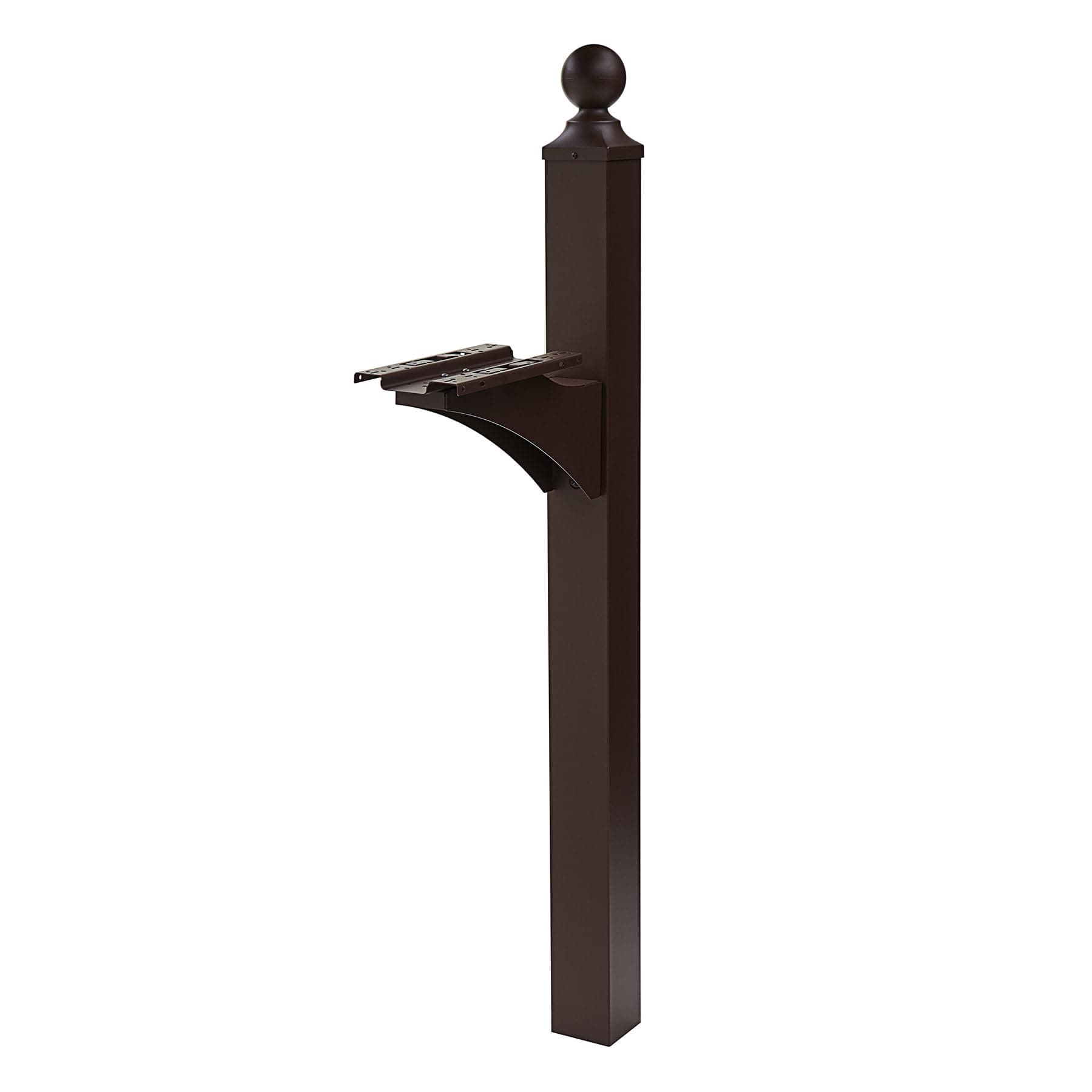 Landover Aluminum Mailbox Post, Compatibility Code A, B, C, LP000BZAM, Venetian Bronze