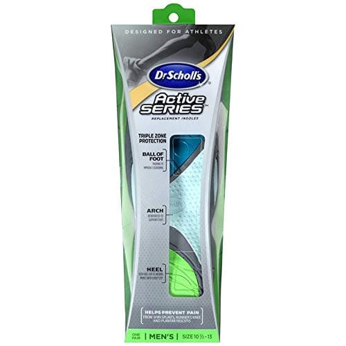 Dr. Scholl's Active Series Replacement Insoles, Men's Large, Size: 10.5 - 13