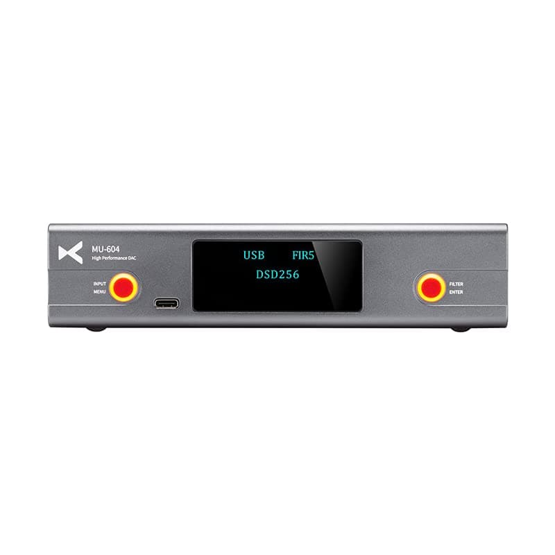 xDuoo MU604 High Performance Dac High-End Digital Dac for Amplifiers USB1.0 USB2.0 PCM384KHZ DSD256 HD Coaxial/Optical/USB Input AUX/XLR Balanced Output HI-RES Audio Amplifiers