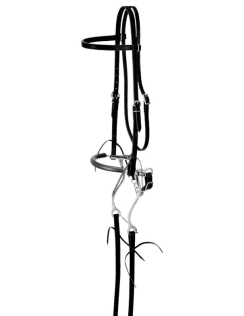 King Series Browband Bridle w.Hackamore Black