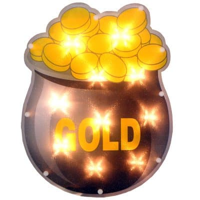 Pot O' Gold Window Decoration