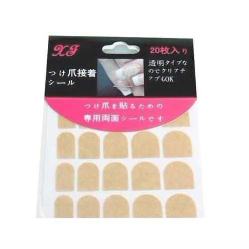 Siam Circus 2Pcs Manicure Tool Nail Art Tips Double Sided Adhesive Tapes