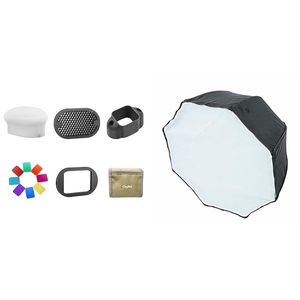 DIGITEK® (DFB 002) Professional Speedlight Flash Bot & Modifier Kit, Better Choice Than Magmod Photo