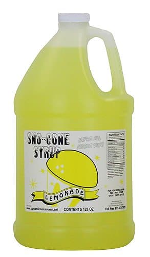 Concession Express Snow Cone Syrup 1 Gallon (Lemonade)