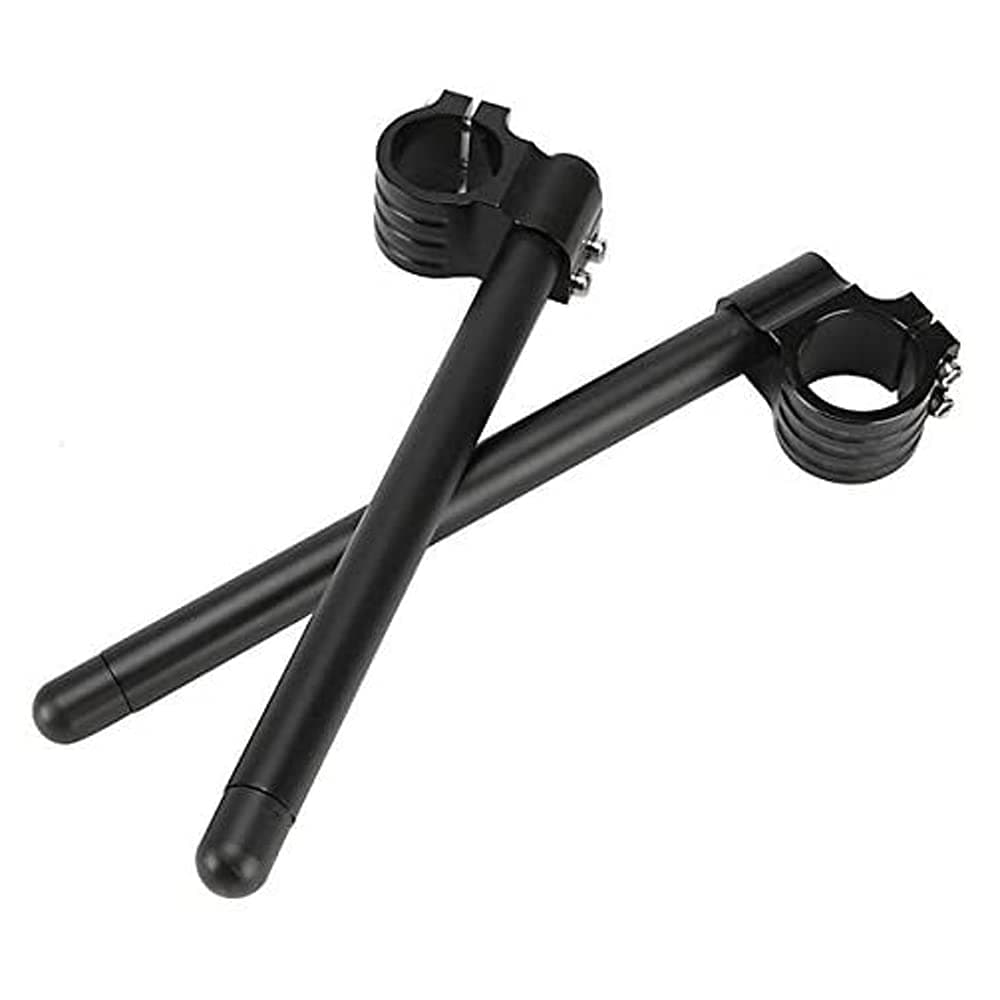 Fork Clip-ons Handle Bars CNC Riser Regular Handlebar for 1969-1982 Suzuki Yamaha (43mm)