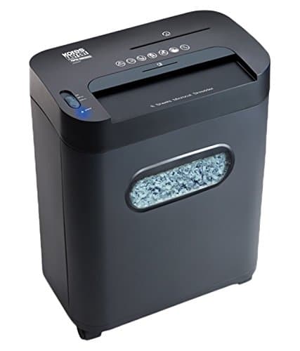 Kores Easy Cut 891 Paper Shredder | 8 Sheets Capacity | 1 Year Warranty | Microcut Shredder