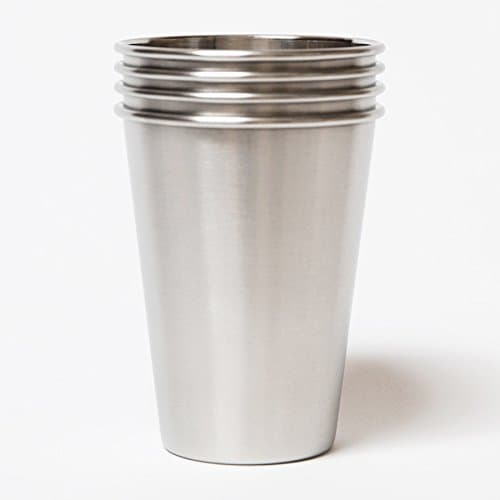 Cupsco Classic Cup 16oz 4-pack Stainless Steel
