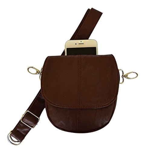 Hipzbag Hipster Dark Brown (Passport size)