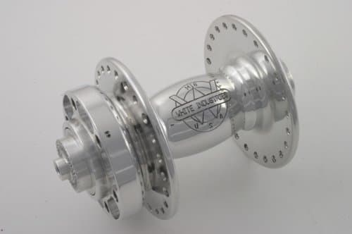 MI6 Disc Disc Front Hub, Silver Polish 32H