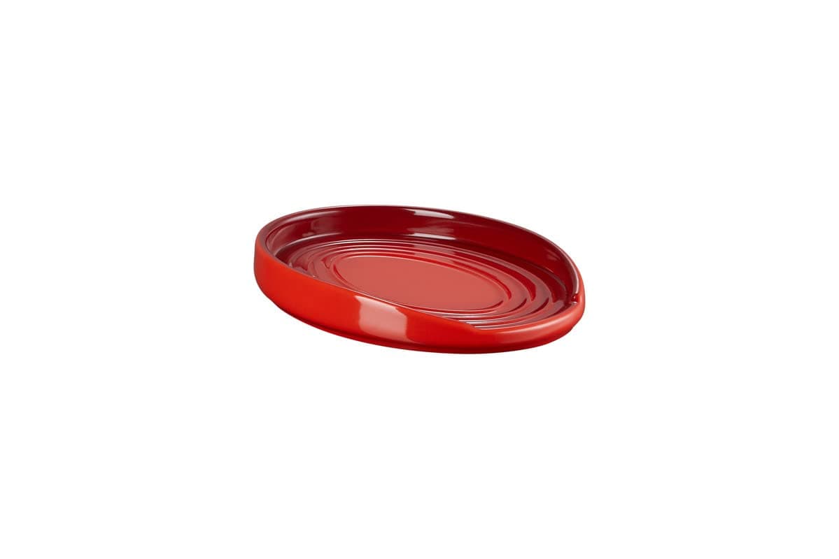 LC Oval Spoon Rest -Cherry Red