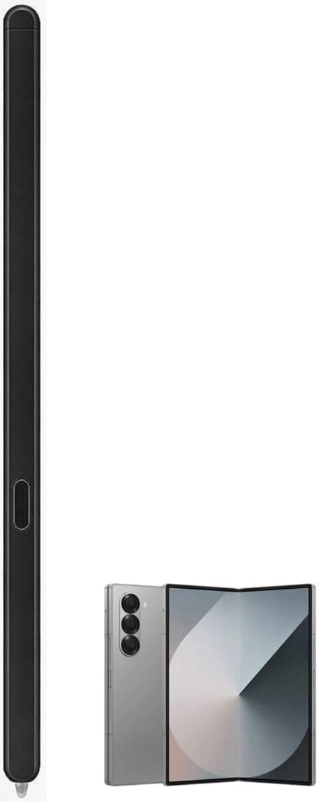 For Galaxy Z Fold 6 S Pen Fold Edition Replacement For Samsung Galaxy Z Fold 6 5G S Pen Galaxy S Pen Fold Edition Touch Stylus With Nibs (Black)