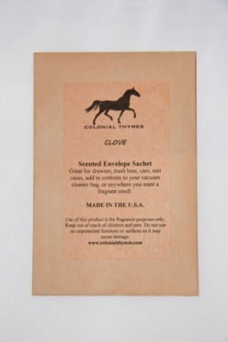 Colonial Thymes Clove Scented Drawer Sachet