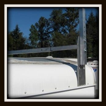 Universal Aluminum Trailer Ladder Rack
