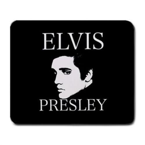 Elvis Presley Black And White Mouse Mat Pad Mousepad