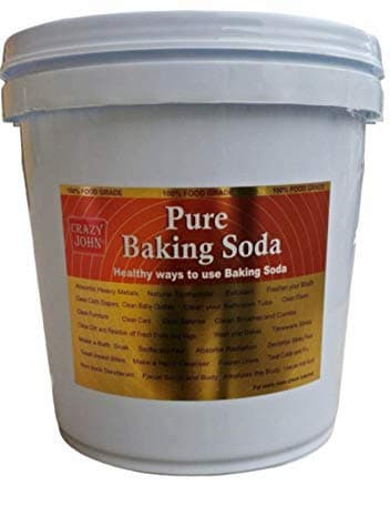 Crazy John ® Baking Soda, Sodium Bicarbonate 5 Kg Pack Plastic Container
