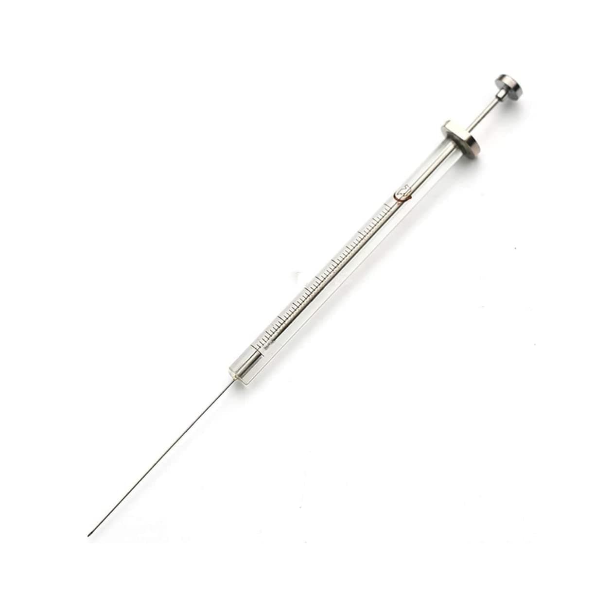 100ul Glass Micro Syringe Lab Microliter Trace Injector With Sharp Needle Tip