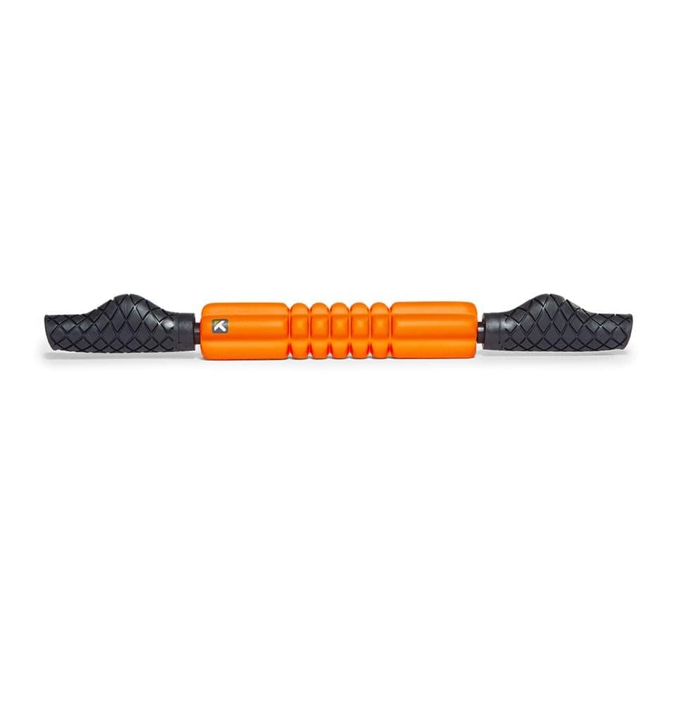 TriggerPoint Grid STK Handheld Massage Tool- Standard Density Muscle Relief and Recovery,Grid Surface with AcuGRIP Handles for Targeted Massage,Compact and Travel Friendly,60cm x 12cm,Orange