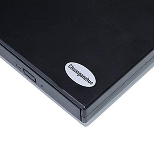 External Optical Drive USB 2.0 DVD/CD Player For Windows98/ SE/ME / 2000 / XP/Vista/Win 7/ Win 8,Ultra Notebook PC Desktop Computer,Plug and Play,Black (DVD-Rom)