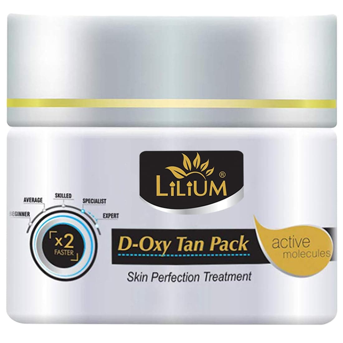 Lilium D Oxy Tan Face Pack | De Tanning Removal Cream with Kojic & Milk | Sun Damage Protection | Dermatologically Tested, Peroxide Free & 100% Vegan | Men & Women | Hydrating Mask (250 gm (Pack of 1))