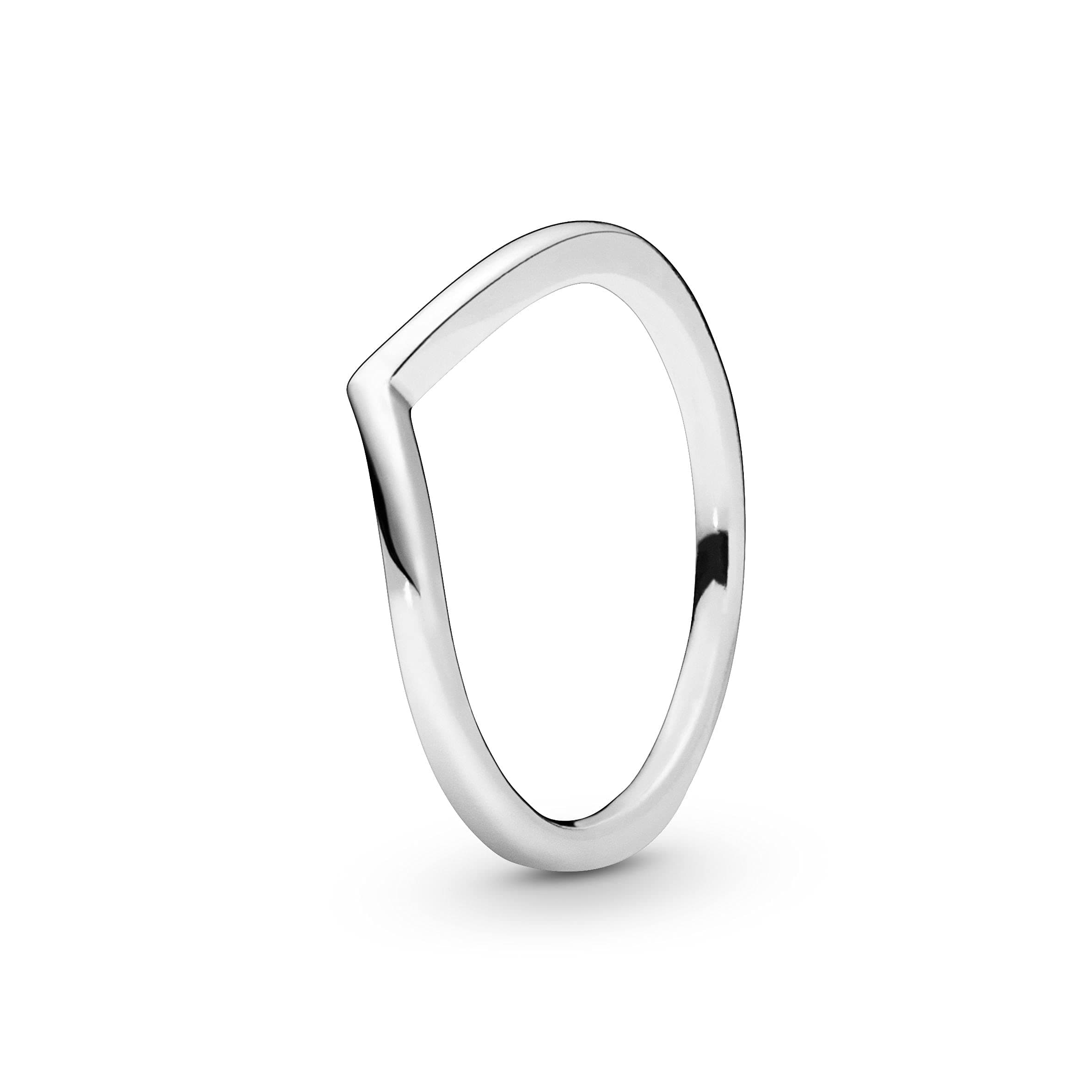 Pandora Polished Wishbone Sterling Silver Ring