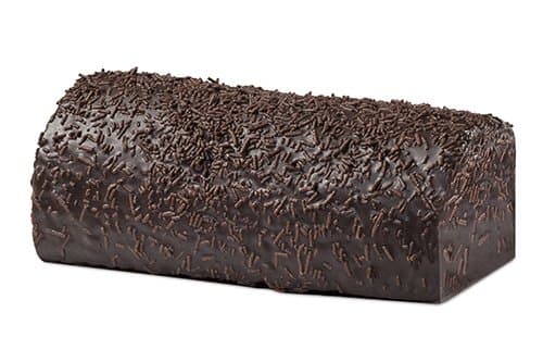 12" Vanilla Strawbery Frozen Cake Log