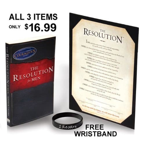 Courageous Movie Resolution Book & Certificate Bundle - as seen in the movie (The Resolution Book and Resolution Print from Dayspring) Paperback – January 1, 2011