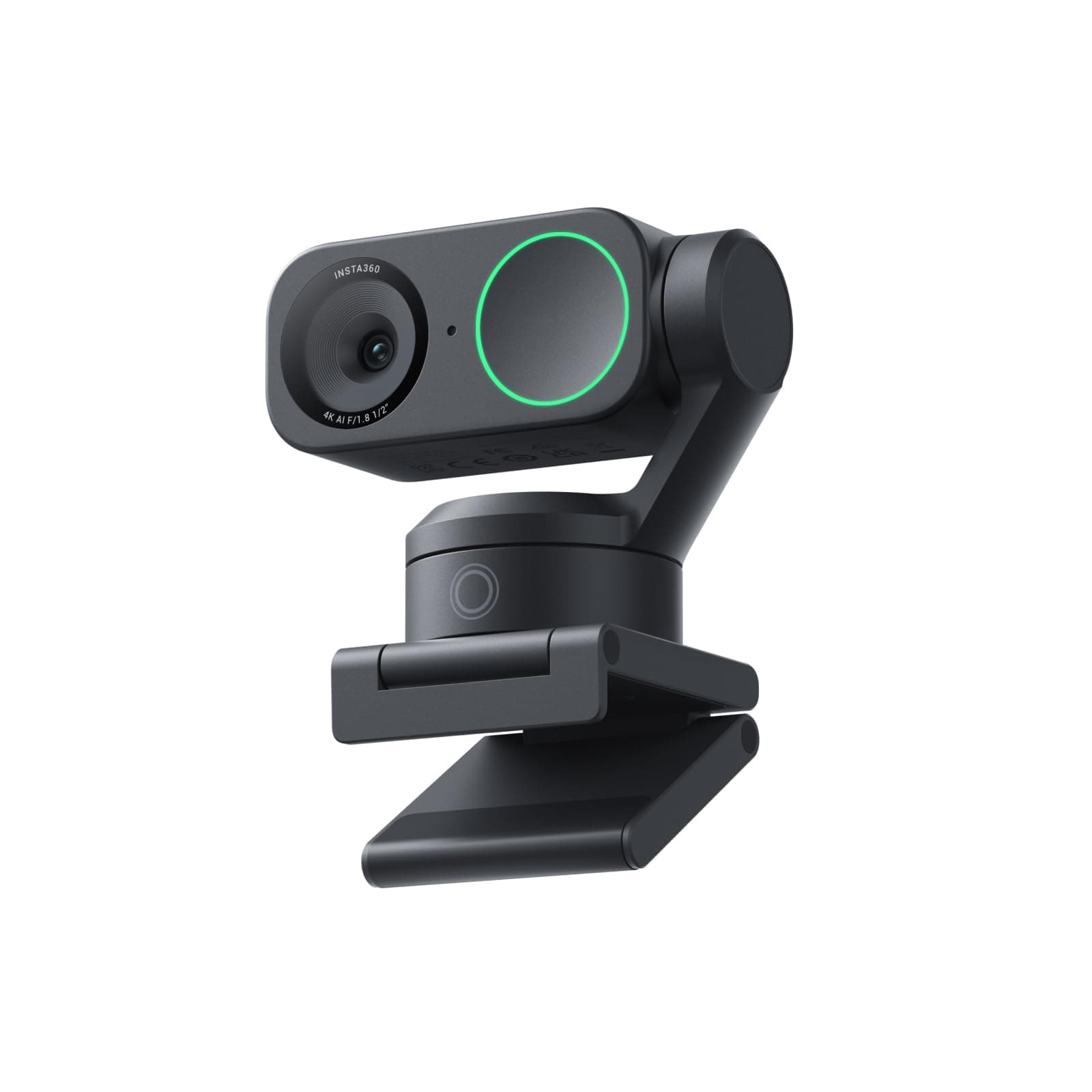Link 2 - 4K Webcam for PC/Mac, 1/2" Sensor, AI Tracking, HDR, Noise Reduction Microphone, Gesture Control, for Streaming, Video Calls Via Zoom, Teams, Twitch & More