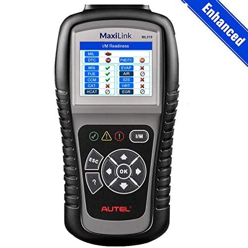 MaxiLink ML519 Enhanced Mode 6 OBD2 Scanner Auto Diagnostic Scan Tool Check Engine Fault Code Reader CAN Scan Tool, Upgraded Ver. of AL319