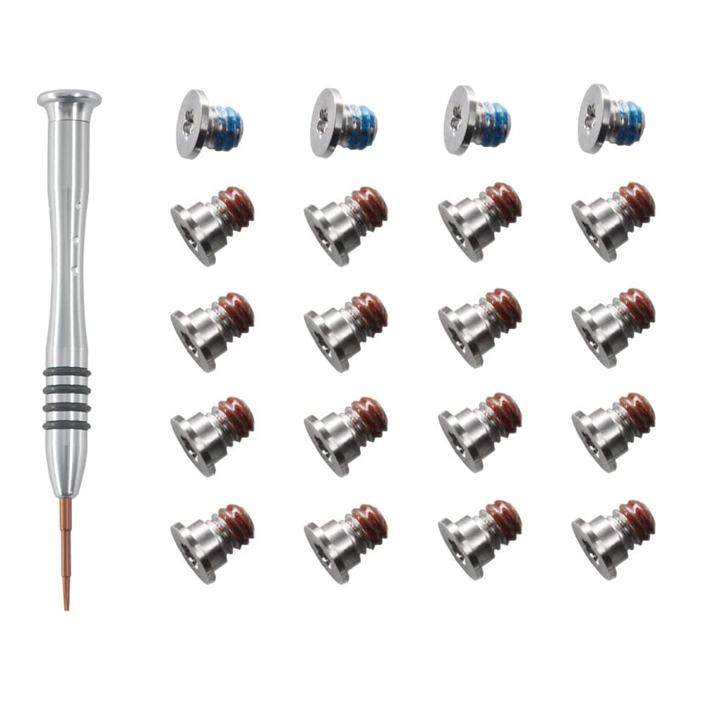 GODSHARK 2 Sets Replacement Screws with Screwdriver for MacBook Pro 13 or 15 inch Retina Display A1398 A1425 A1502 2012-2015 Bottom Case Cover P5 Pentalobe Repair Tool Kit Laptop PC Computer