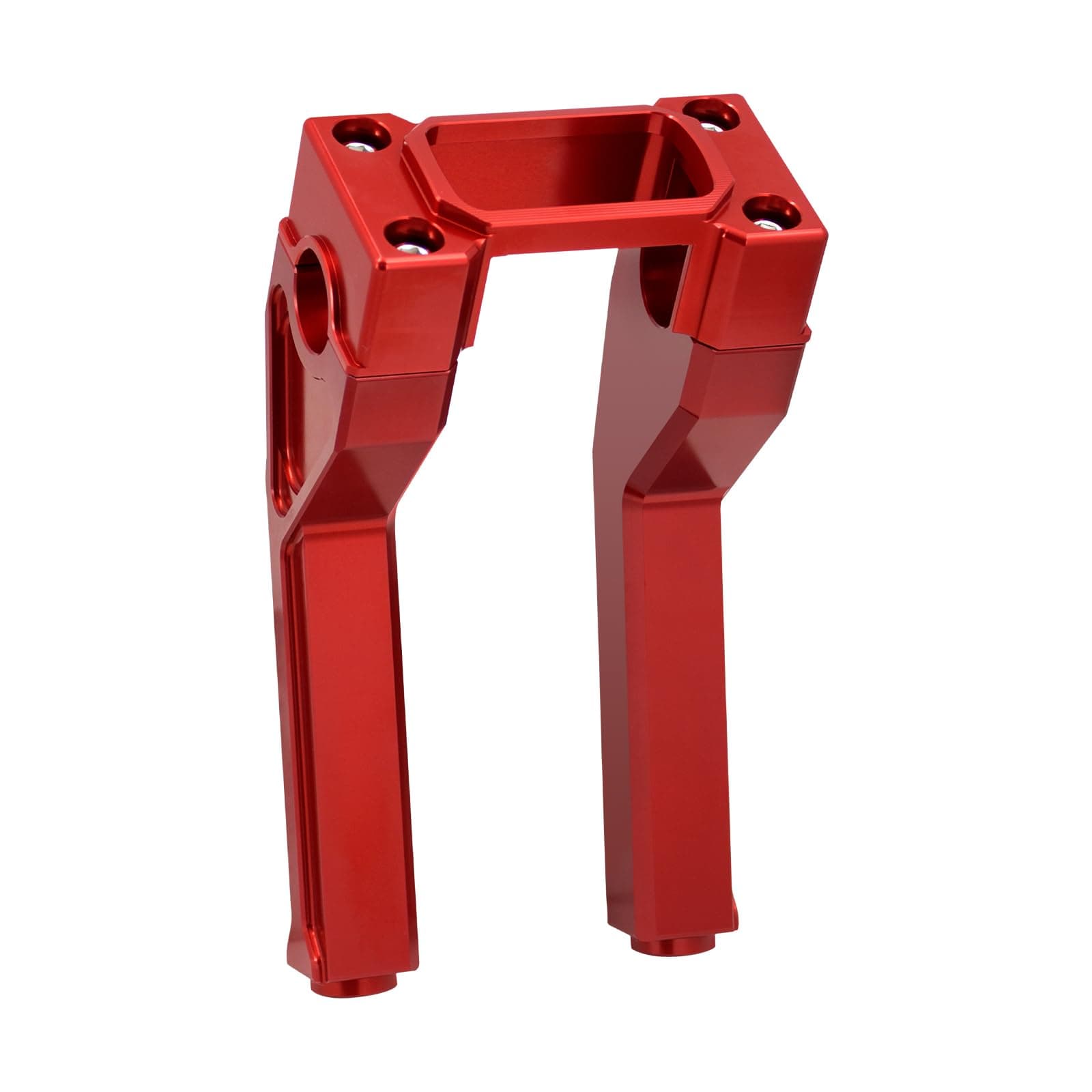 Motorcycle Handlebar Risers Handle Bar Riser Fit For Harley Softail Sport Glide Street Bob Lowrider ST FXST 2018-2023 with 1.0" Clamping Area (Red 8 inch tall)