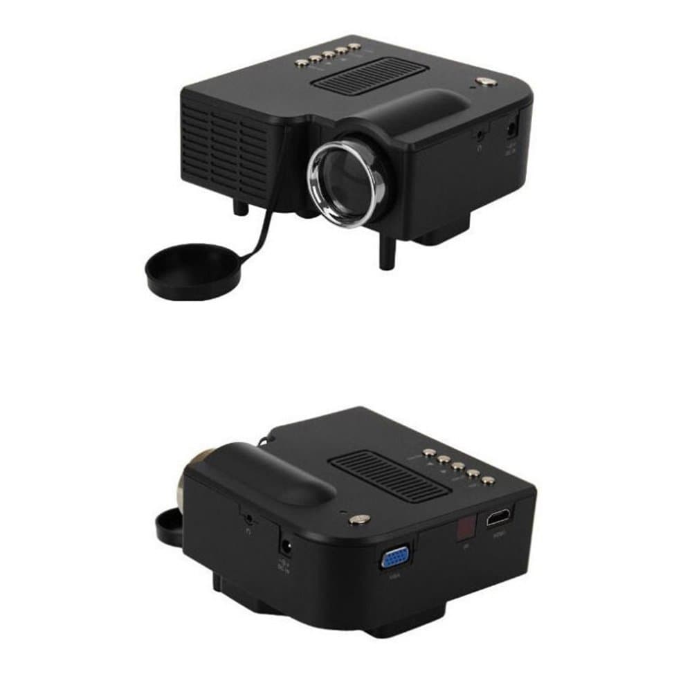 Mini Av LED Digital Projector W/usb, Sd Card Slot & Speaker - Enjoy Custom Viewing with a 17" to 67" Display!