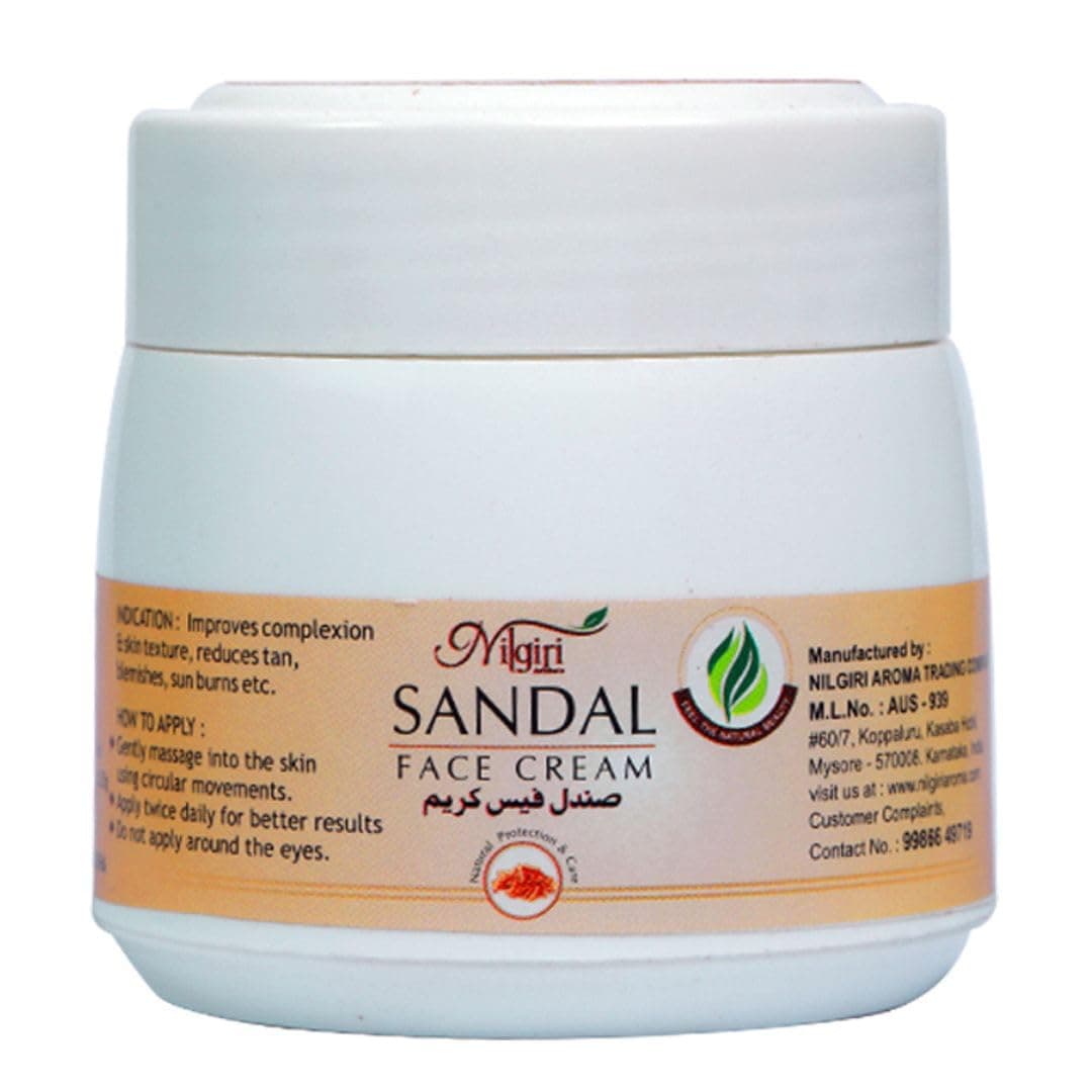 Nilgiri Aromas Sandal Face Cream 80gm