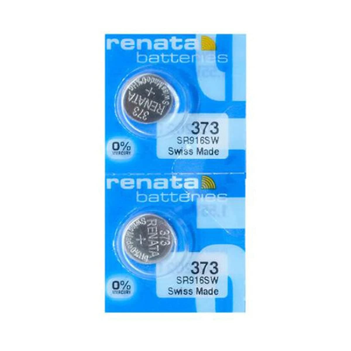 Renata 373 Watch Batteries 2Pcs