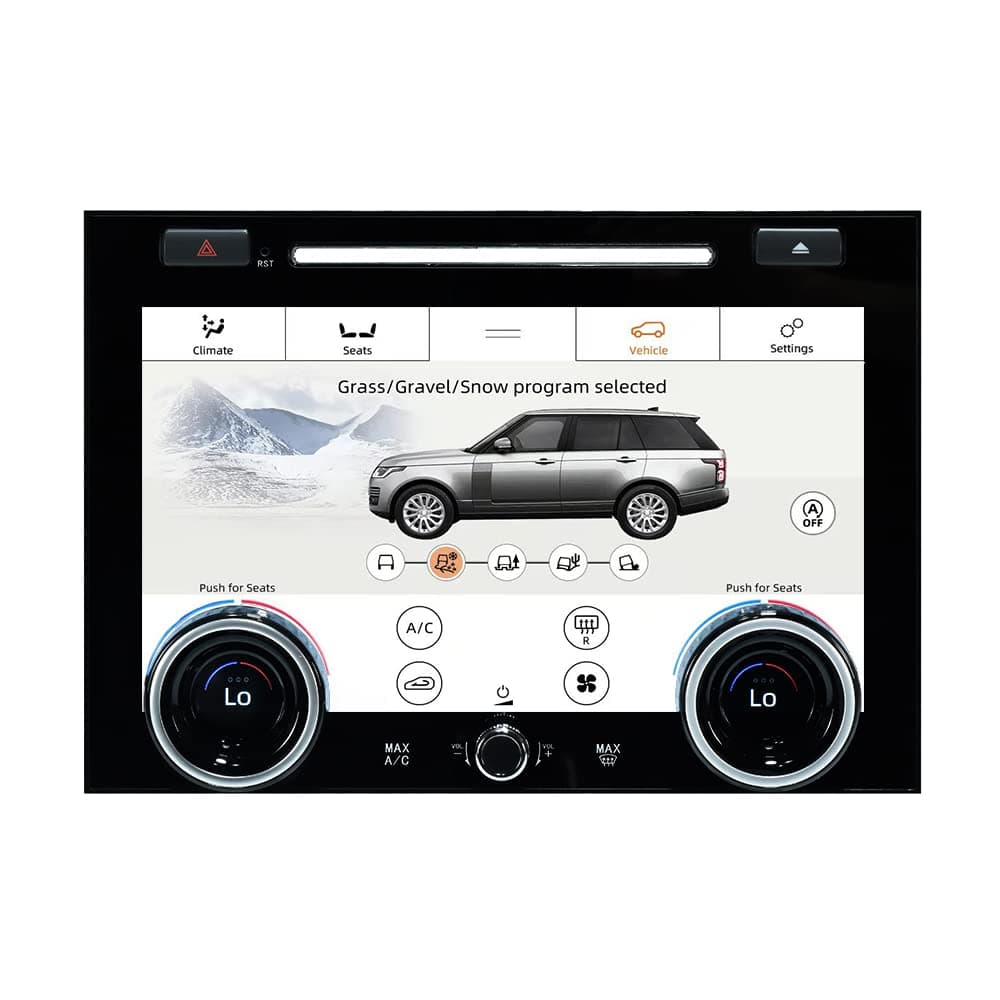 for 2013 2014 2015 2016 2017 Land Rover Range Rover Vogue HSE L405 AC Panel Upgrade Climate Control Touch Screen Air Conditioning HVAC Android System Seat Heated Dashboard (L405 Climate Control)