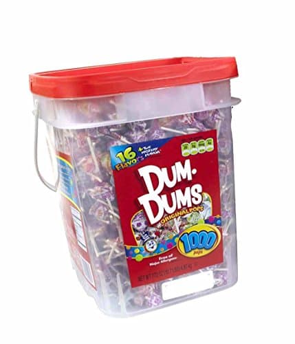 Dum Dum Pops 1000 Count Tubs - 1 Unit