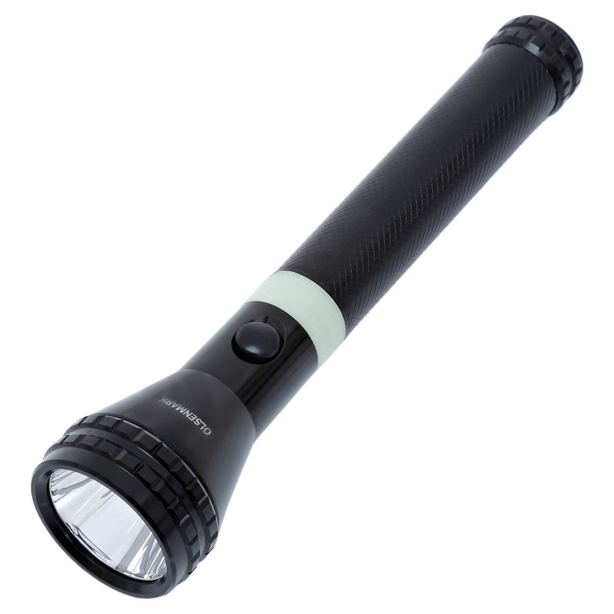 Rechargeable Flashlight for Camping, 2000 Meter Range, Black, OMFL2606