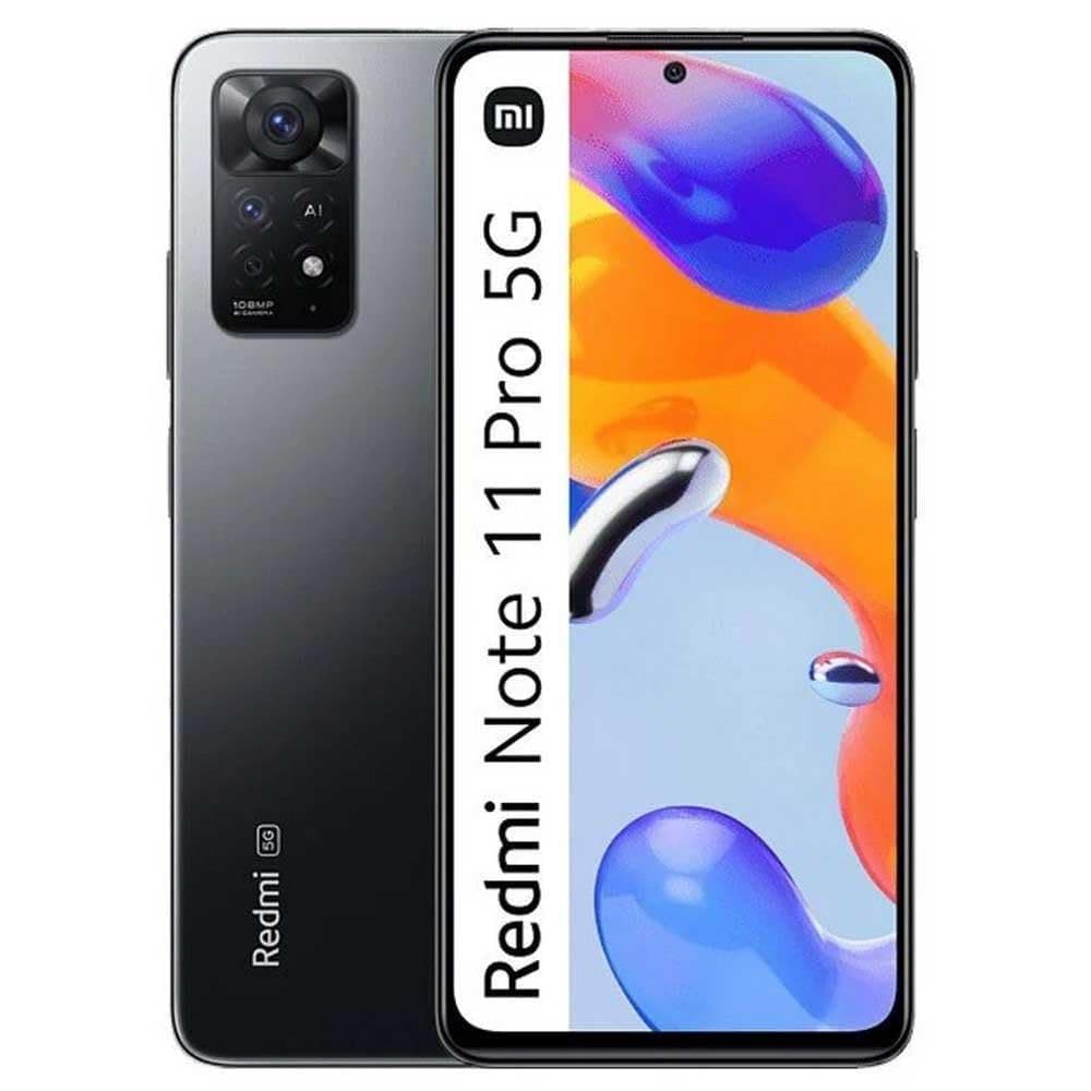 Xiaomi Redmi Note 11 Pro 5G (Graphite Gray, 6Gb Ram, 128 Gb Storage)- 120Hz, Fhd+ Amoled Dotdisplay | 108Mp With 2Mp Macro Camera