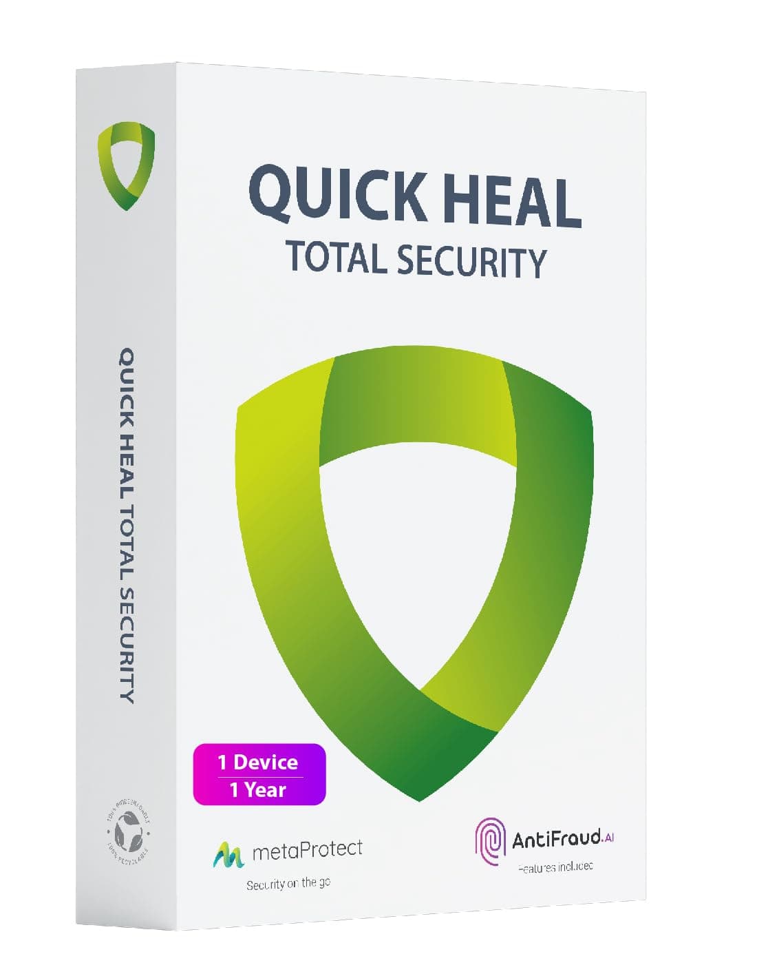 Quick Heal | Total Security Latest Version | 1 User | 1 Year (Physical Box)