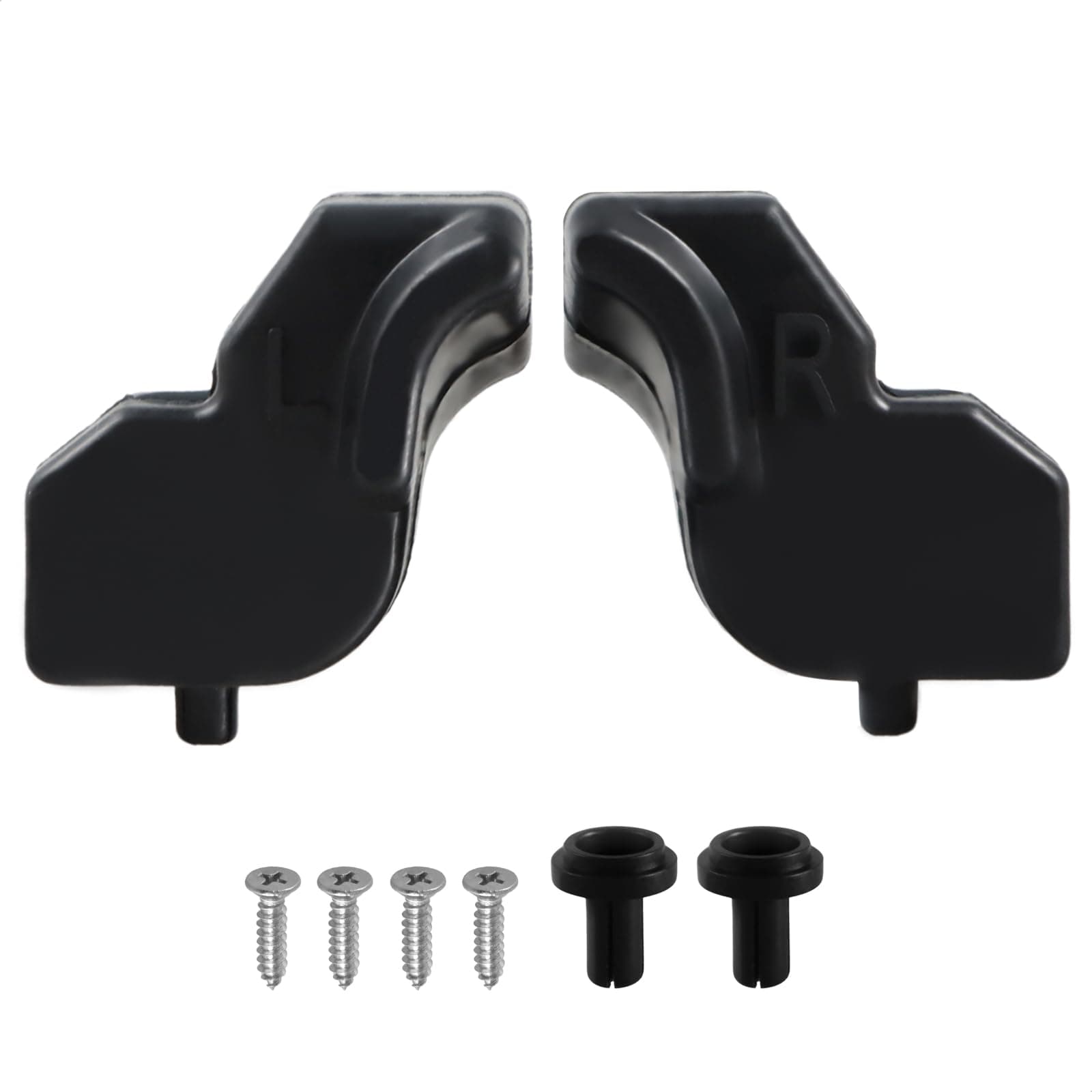 EVRBUL Upgraded Left&Right Side Tailgate Gate Rubber Bumper Cushions with 4 Bumper Clips Compatible with Ford F-150 2015 2016 2017 2018 2019 2020 Replace#:FL3Z-99439A00-A FL3Z-99439A00-B