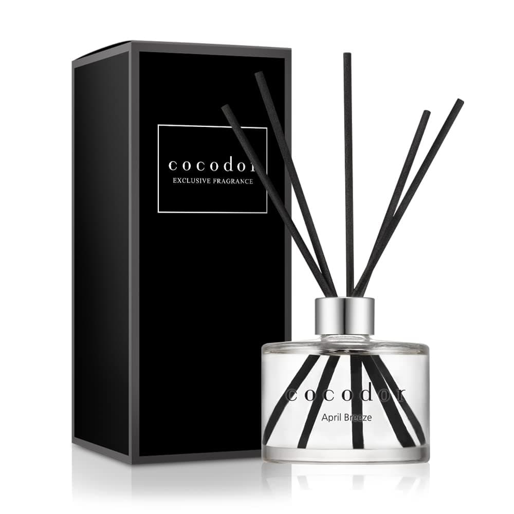 COCODOR Signature Reed Diffuser / April Breeze / Reed Diffuser, Reed Diffuser Set, Oil Diffuser & Reed Diffuser Sticks, Home Decor & Office Decor, Fragrance and Gifts, Signature/6.7Ounce/1Pack