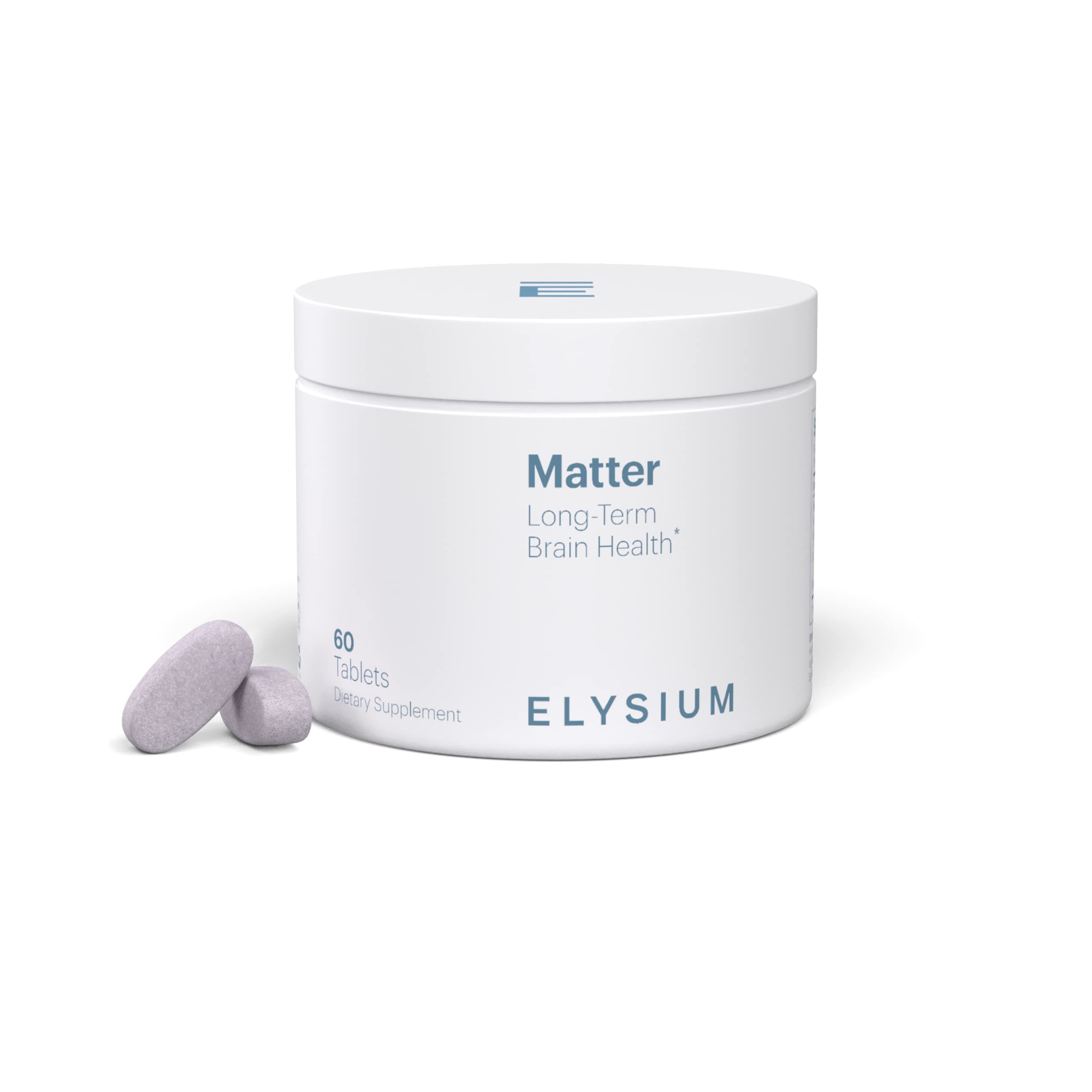 ELYSIUM Matter - 30 Servings - Brain Supplement for Memory and Focus Omega 3 Supplement + DHA - Vitamins to Support Brain Health and Memory