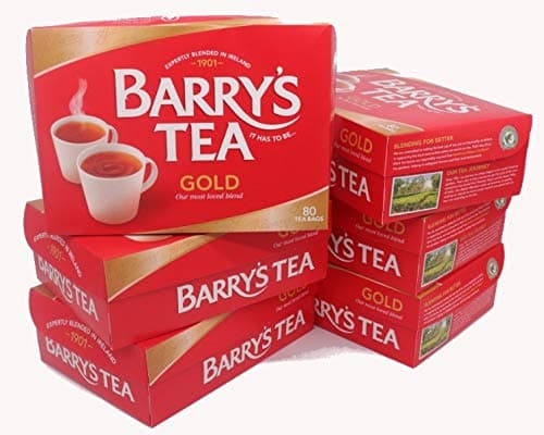 Barry's Tea Gold Blend 80 Teabags (6 Pack), Fresh from Barry's Tea in Ireland