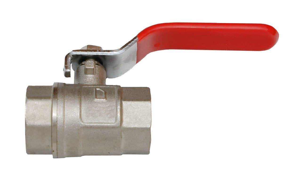'Forged Brass Ball Valve – 1/2 Inch Internal Thread, Full Bore, Lever Handle