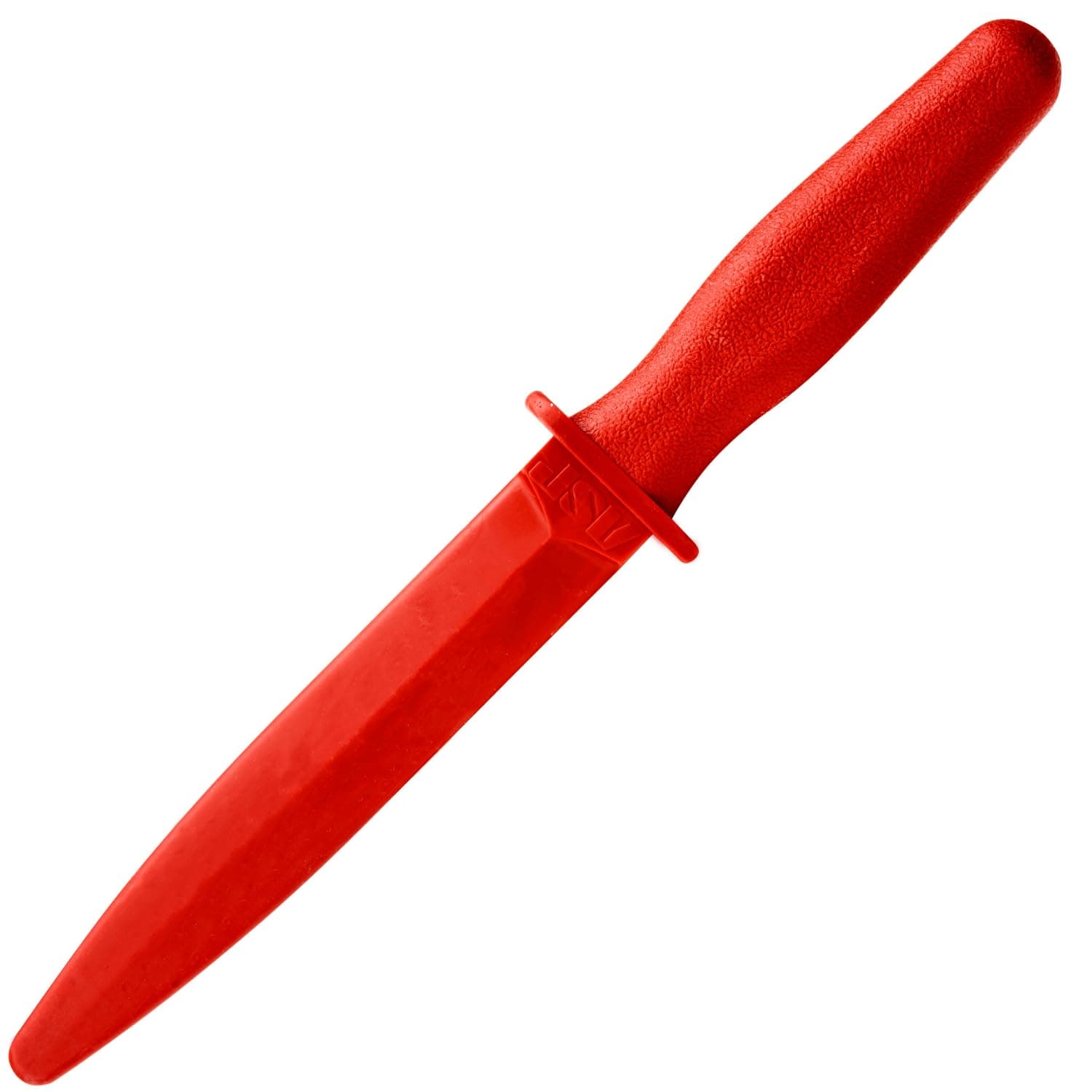 Red Knife for Training and Practice with Martial Arts, Defense, Props, Tactical, Law Enforcement, Military