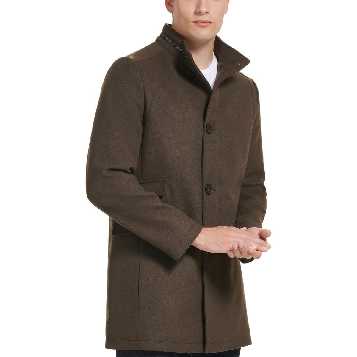 Kenneth Cole Men's Water Resistant Wool Jacket