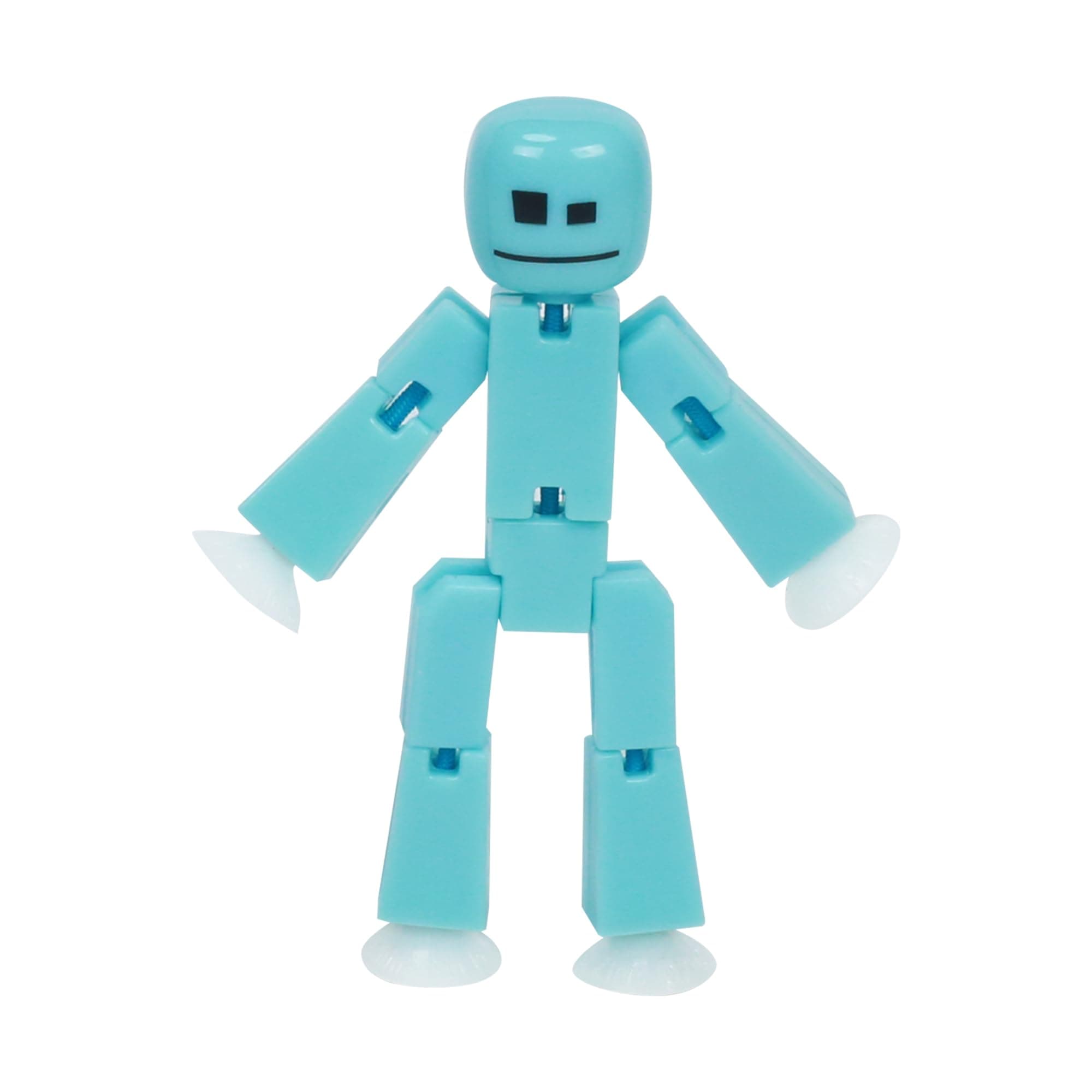 StikBot Single Pack - includes 1 StikBot - Collectible Action Figures and Accessories, Stop Motion Animation, Ages 4 and Up (Ice Blue)