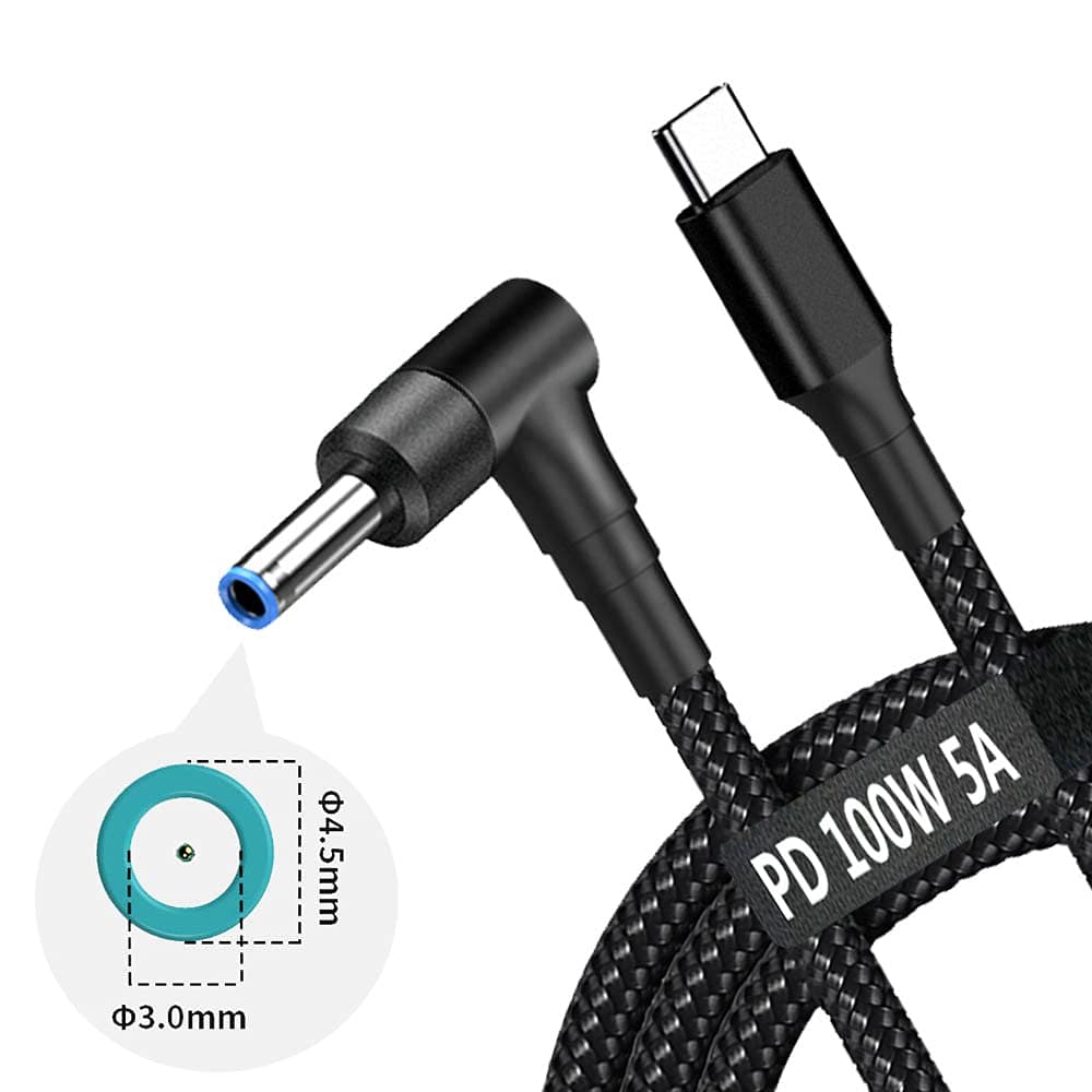 For HP Laptop PD Charger Cable 4530