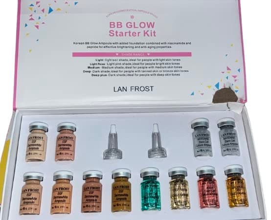 BB Glow Permanent Treatment Kit BB Glow Starter Kit(Mix-6 Serum,6 Cream)